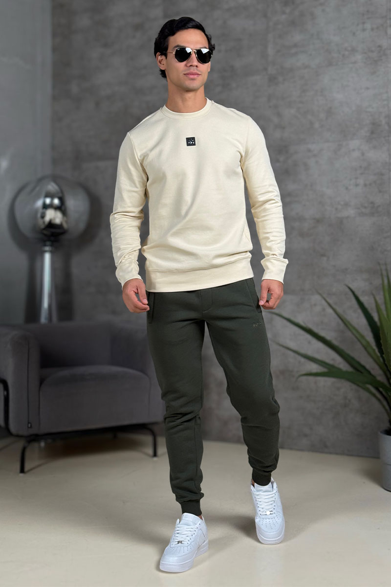 Hugо Воss Мужской свитшот Dettil - Beige 