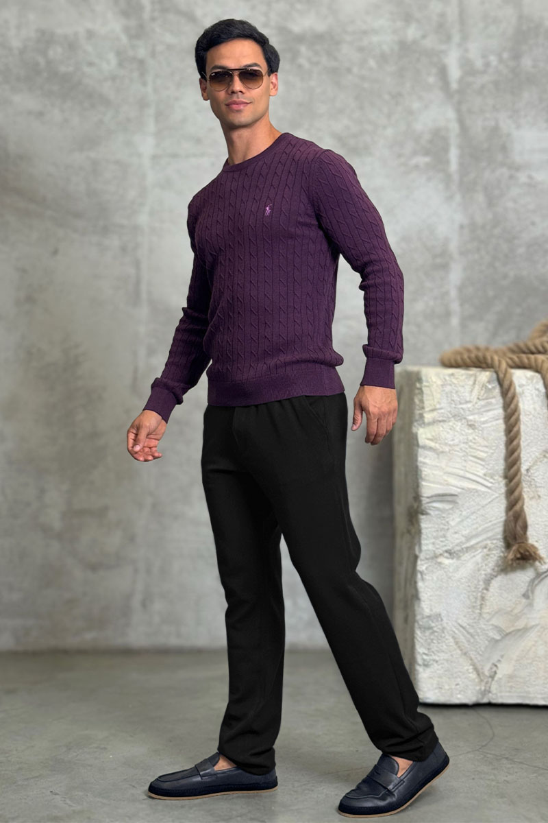 Tommy Hilfiger Мужские брюки narrow leg - Black