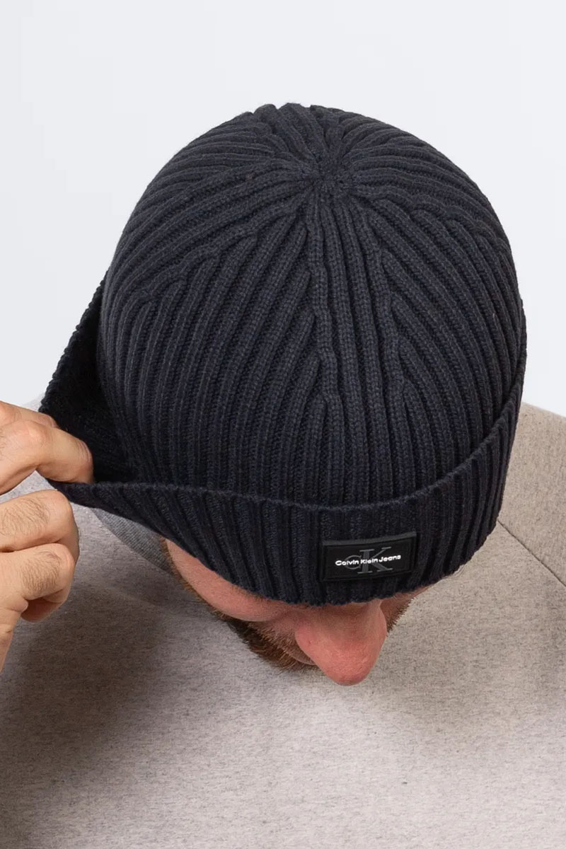 Calvin Klein Шапка logo-badge - Navy