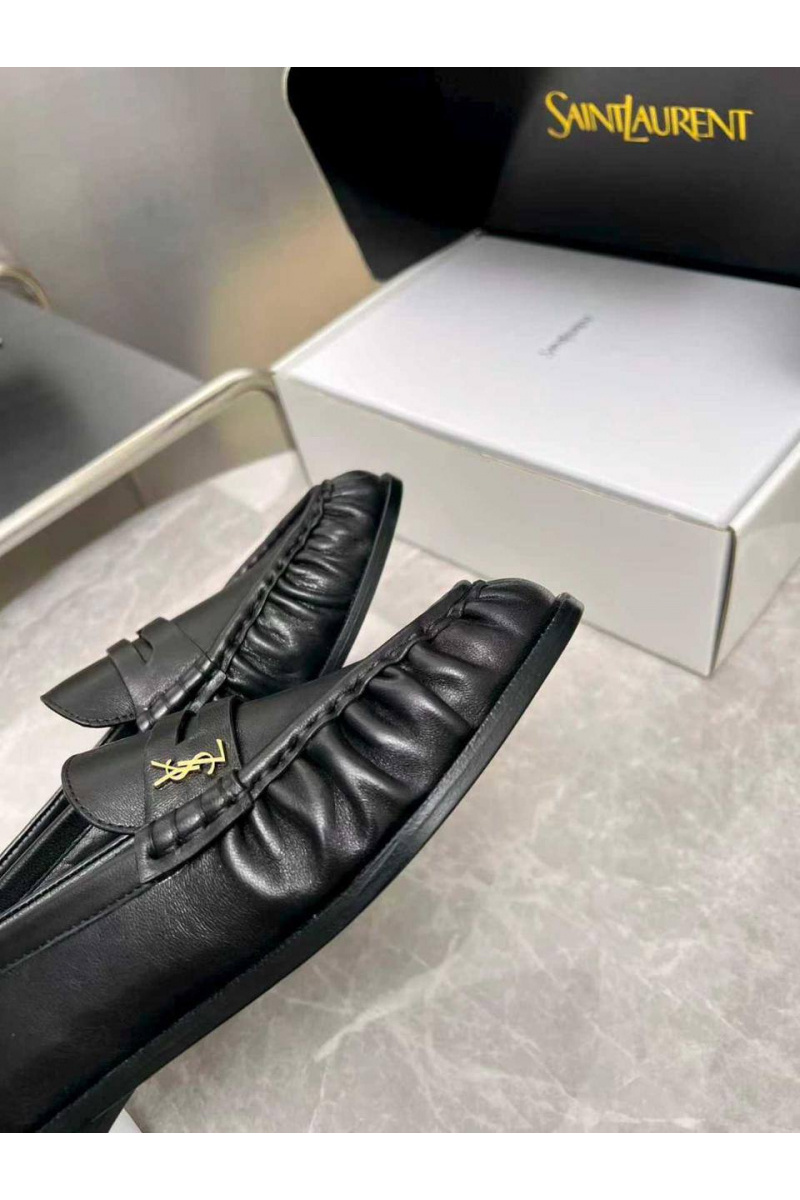 Yves Saint Laurent Женские кожаные лоферы premium