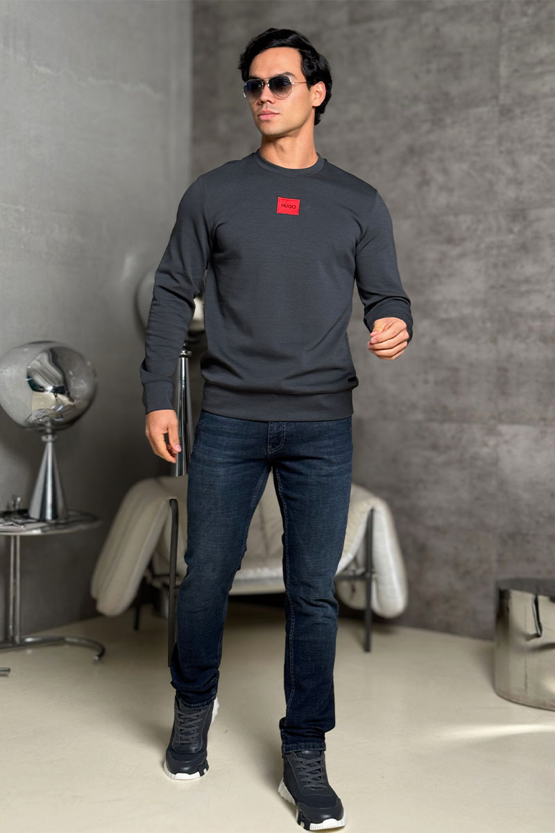 Hugо Воss Мужской свитшот Diragol - Grey