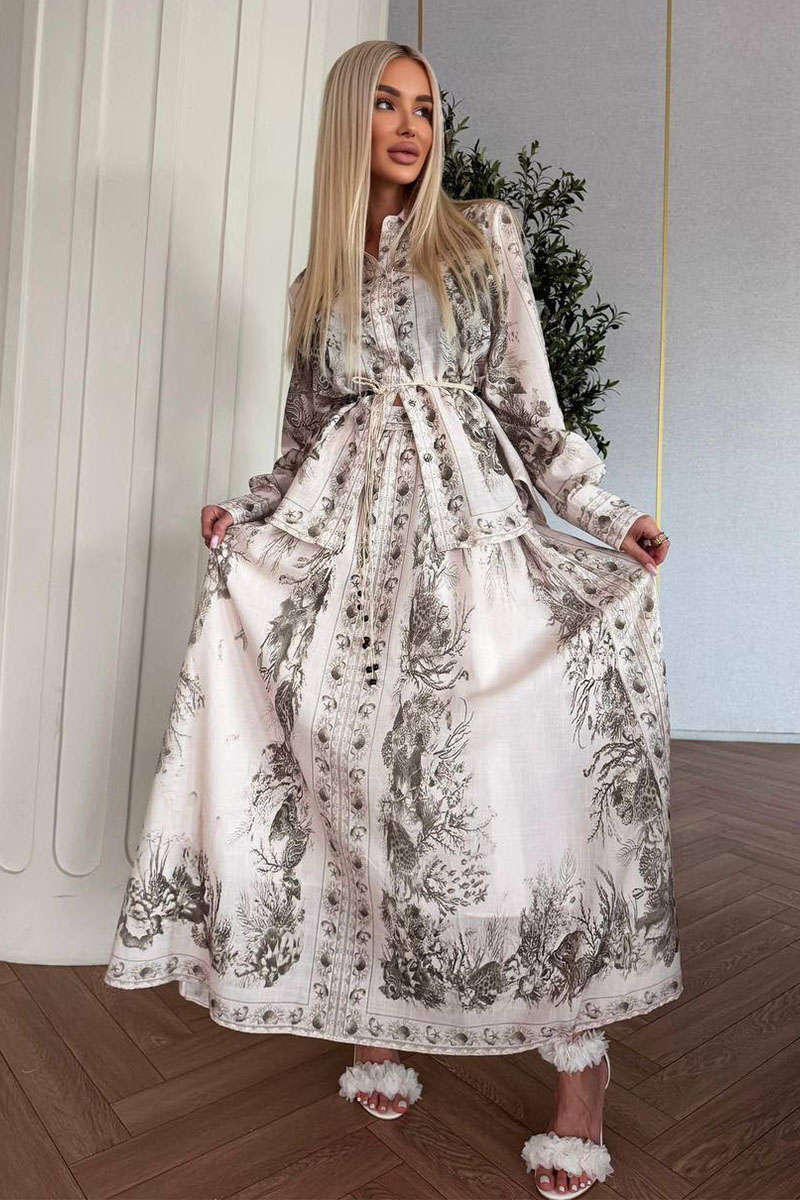 Zimmermann Женский льняной костюм premium