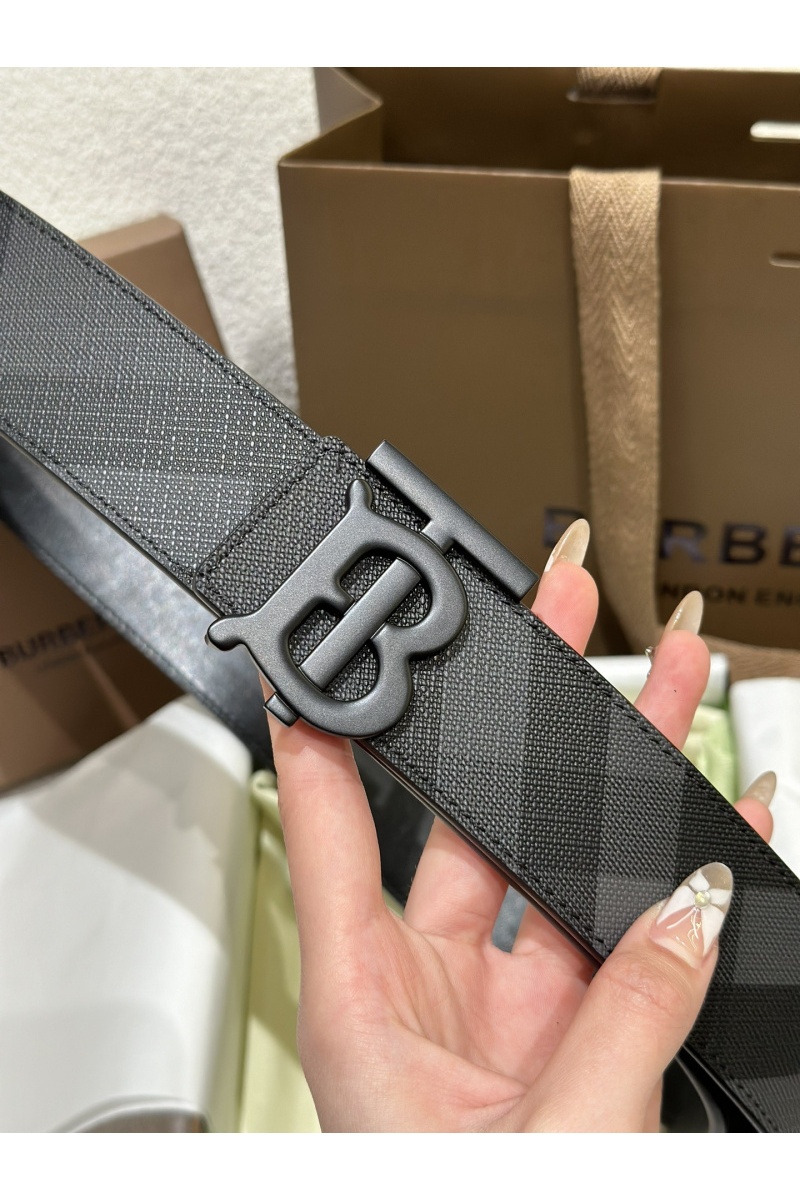 Burberry Кожаный ремень Check TB premium