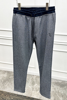 Мужские штаны embroidered logo - Grey