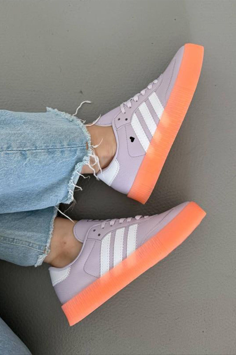 Adidas Кроссовки Samba - Purple / Orange