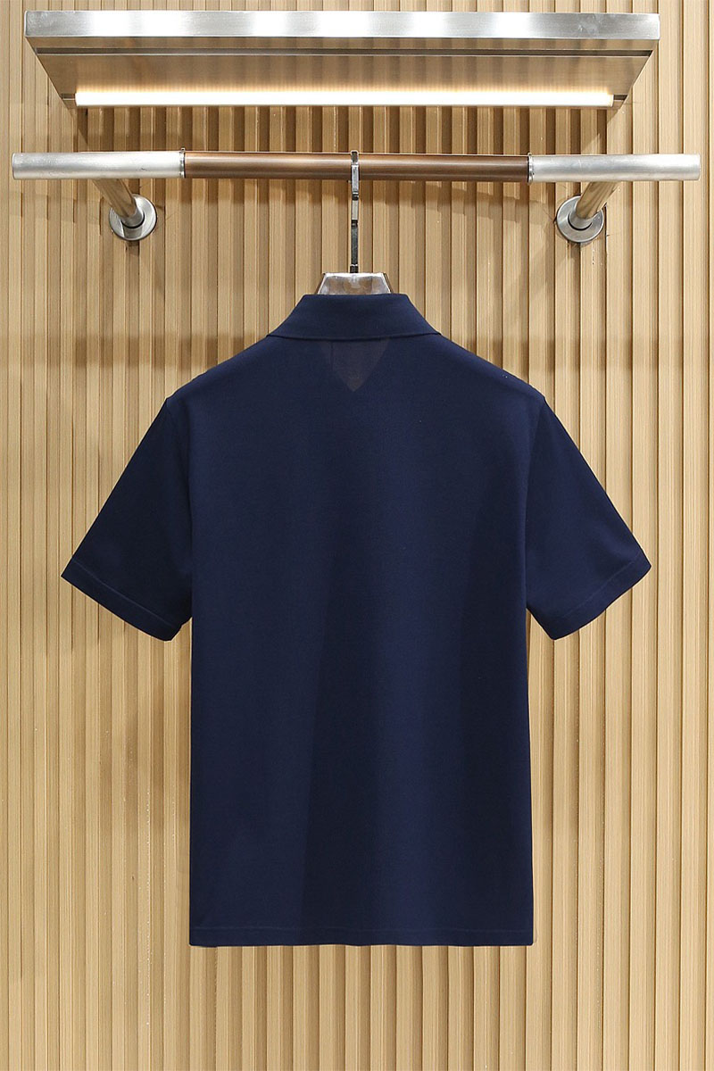 Loro Piana Мужское тёмно-синее поло premium