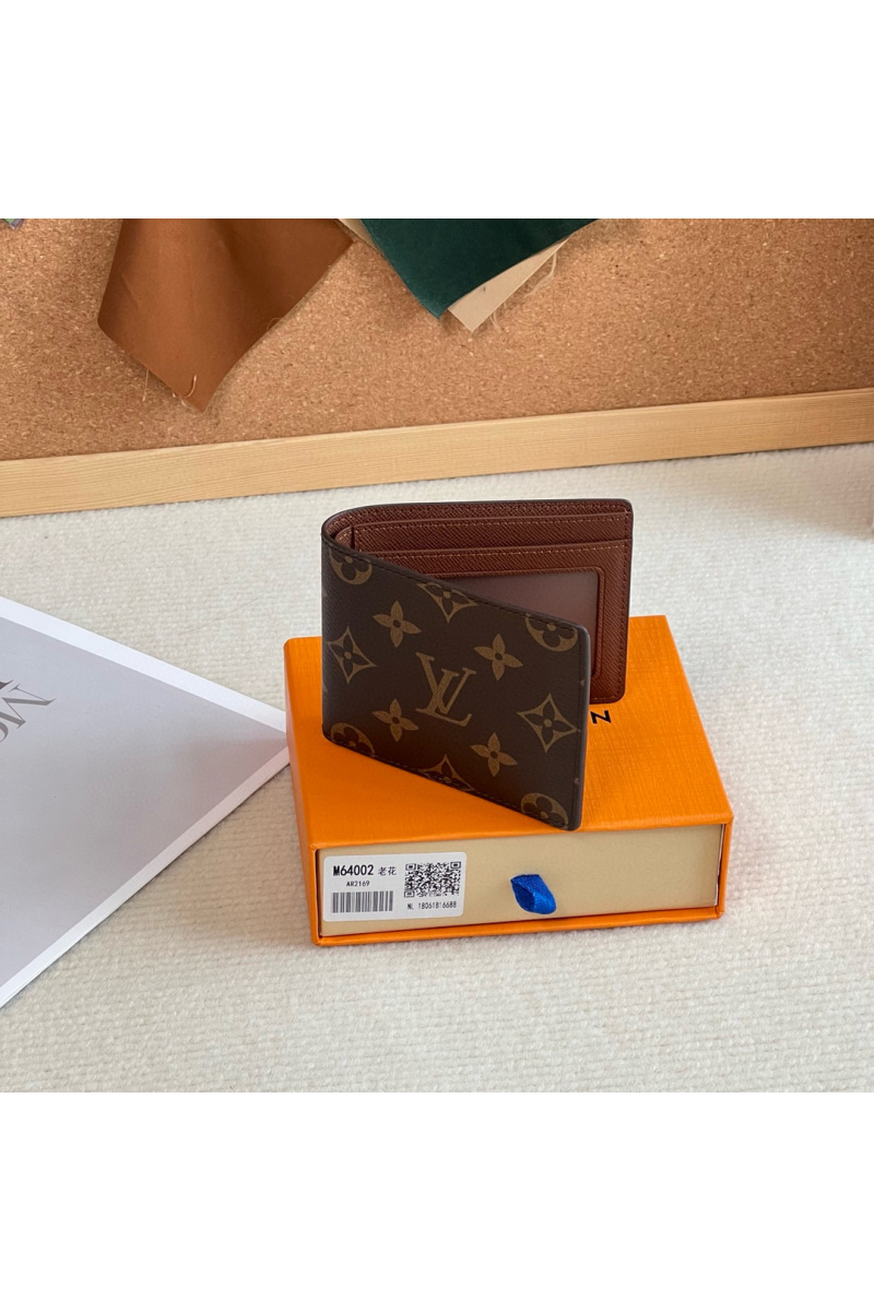 Lоuis Vuittоn Кожаный кошелёк Marco Premium 11x8.5x1 см