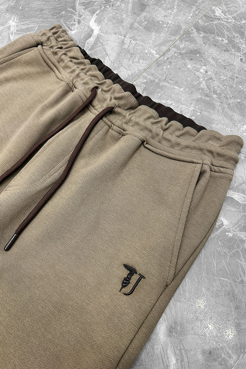Trussardi Спортивные штаны logo-embroidered - Brown 
