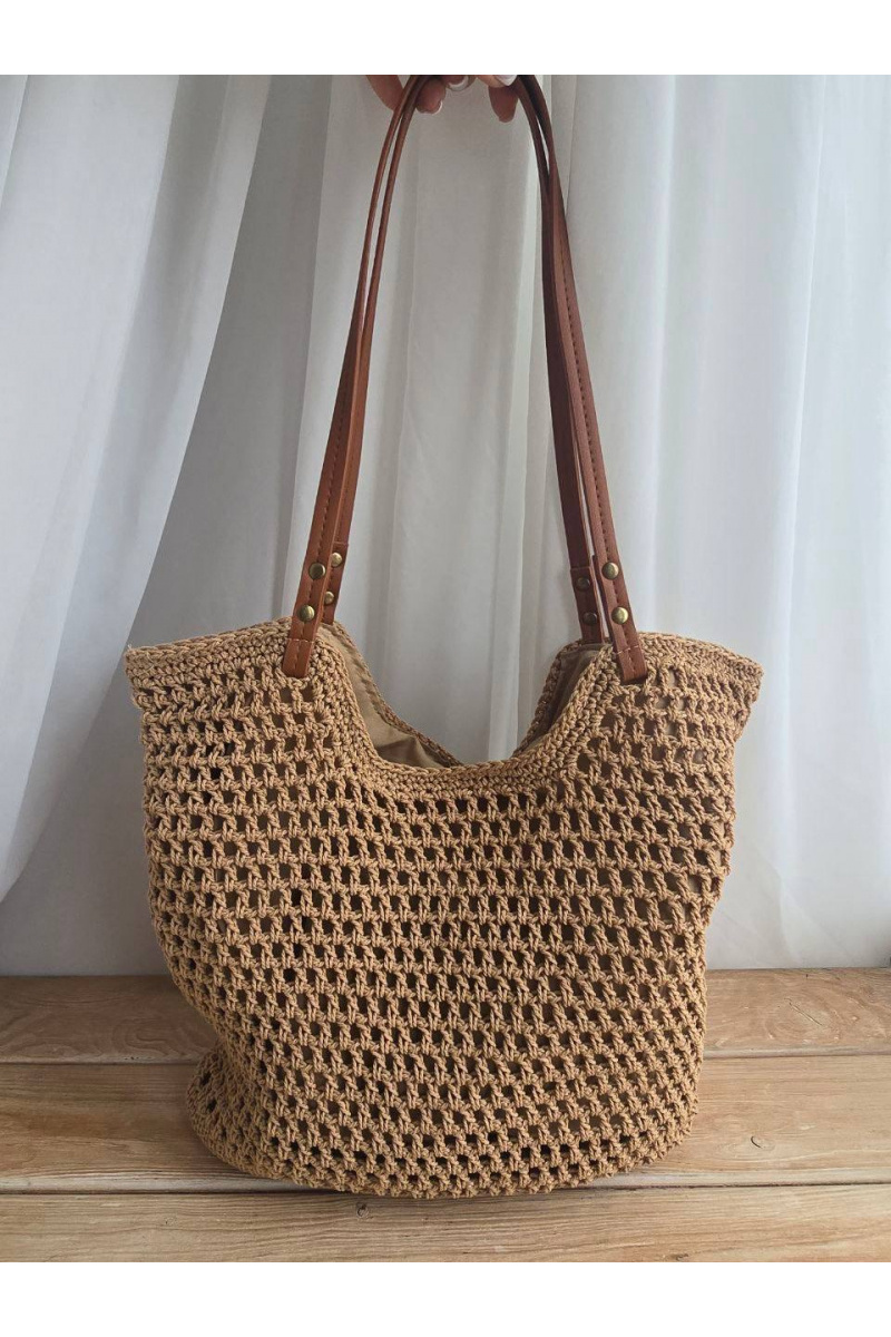 Yves Saint Laurent Плетёная сумка шоппер 33x38 см
