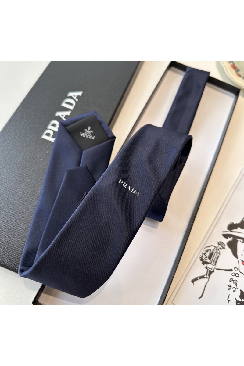 Prada Галстук premium 150x7 см - Navy