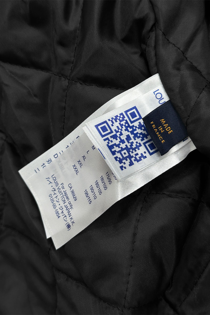 Lоuis Vuittоn Мужской чёрный бомбер Varsity Blouson multi-patch