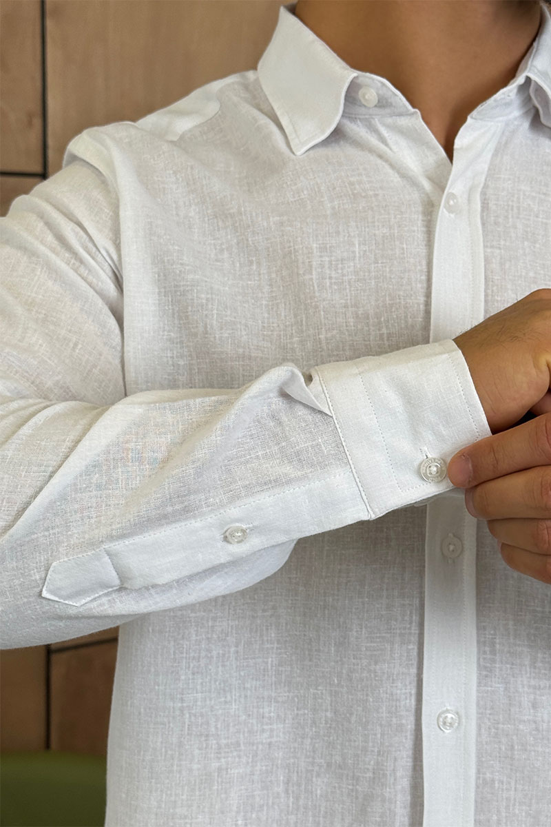 Polo Ralph Lauren Мужская рубашка белого цвета