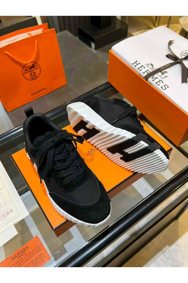 Hermes Женские комбинированные кроссовки Bouncing premium