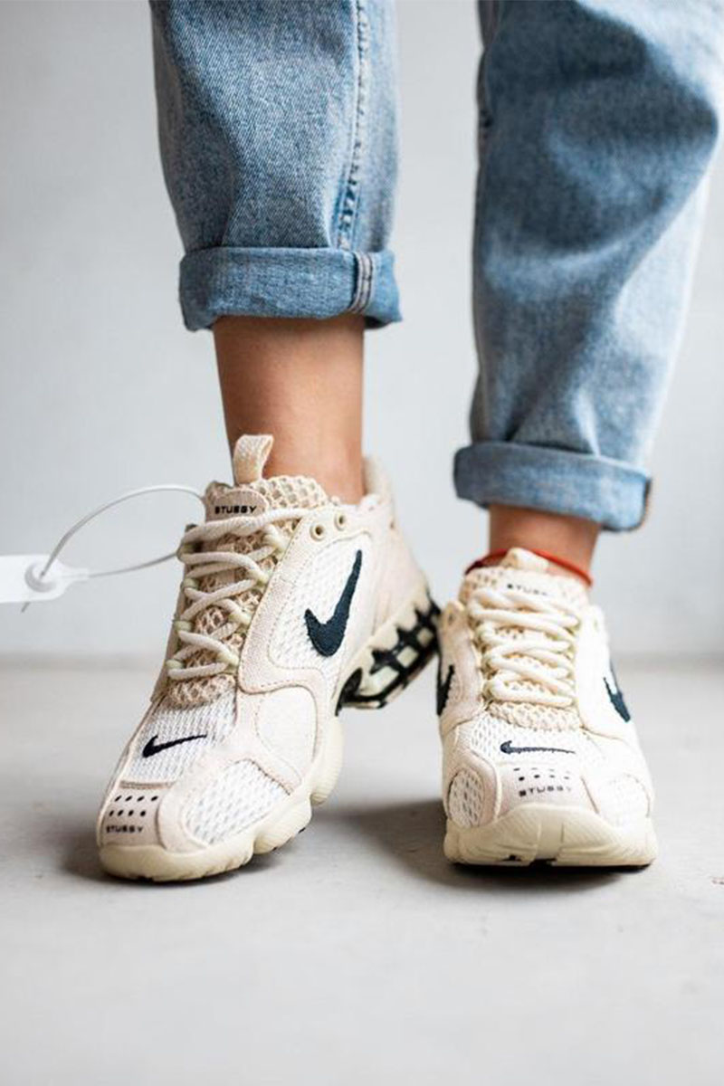 Nike Кроссовки Stussy x Zoom Spiridon Cage 2 Fossil