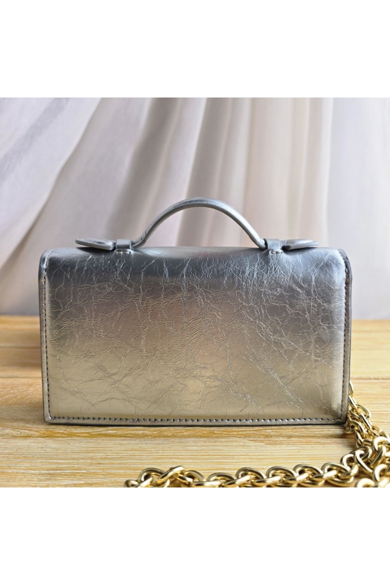 Schiaparelli Кожаная сумка клатч 19x11 см