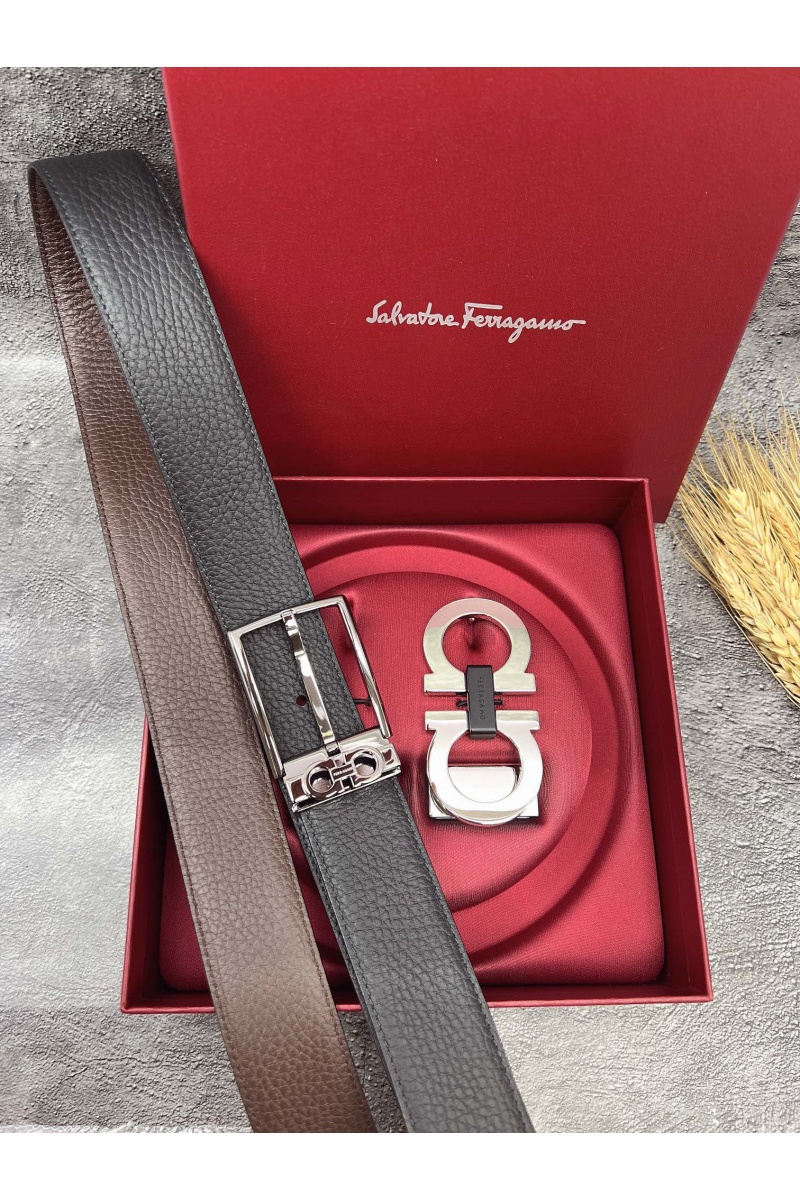 Salvatore Ferragamo Кожаный ремень premium