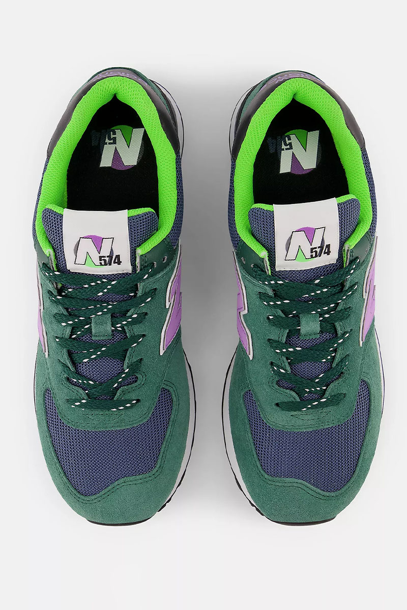 New Balance Кроссовки 574 "Green Purple" original
