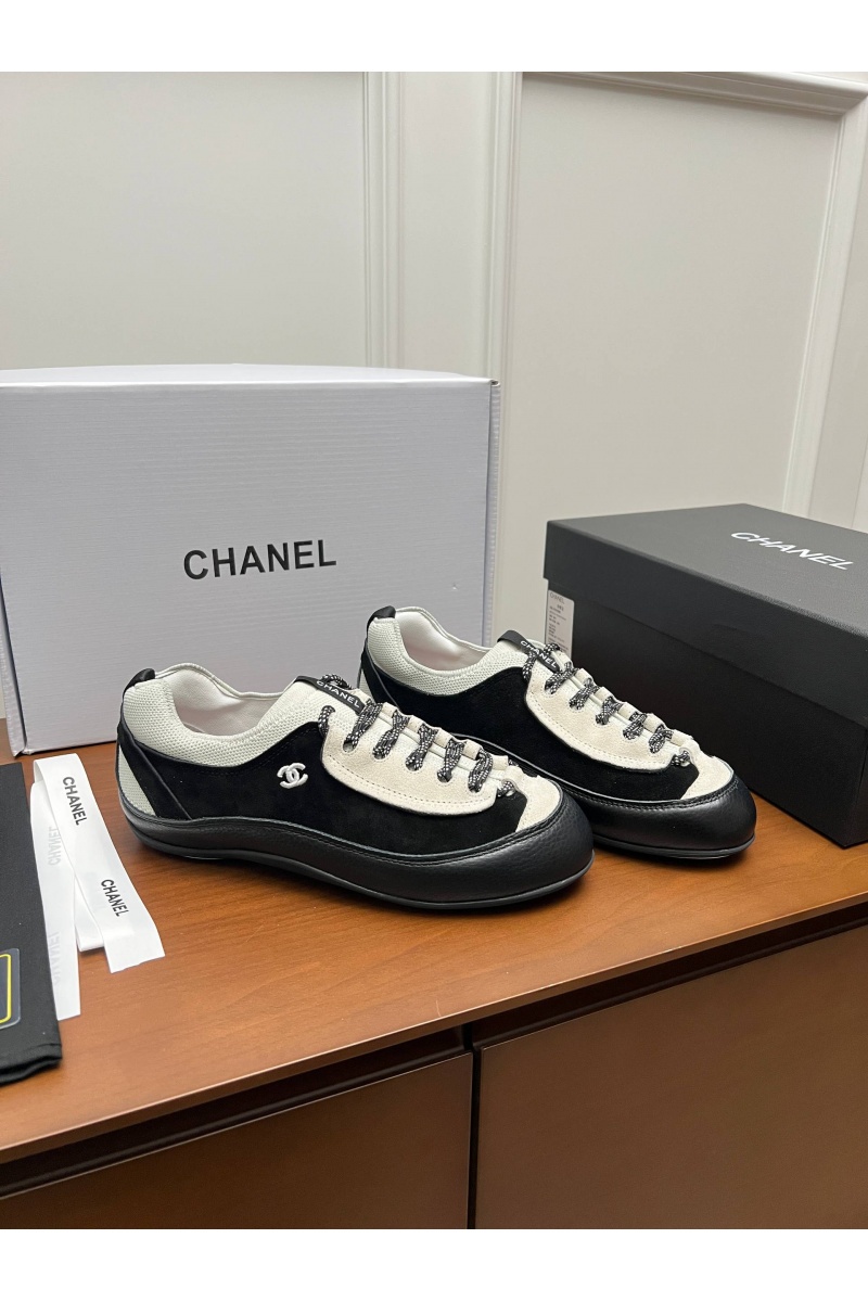 Chаnеl Женские комбинированные кроссовки premium