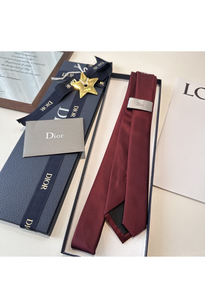 Dior Галстук logo-embroidered premium - Red