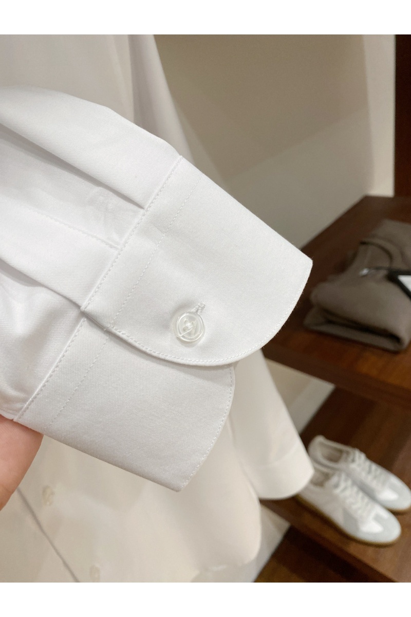 Kiton Мужская белая рубашка premium