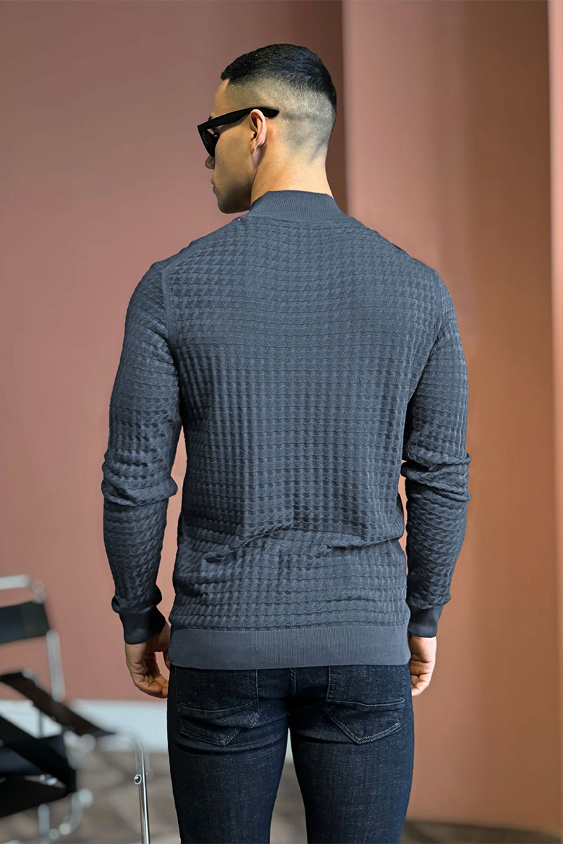 Brioni Мужская водолазка цвета индиго 