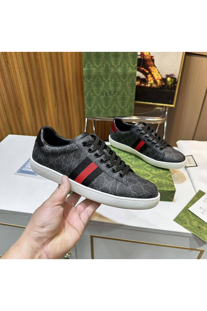 Gucci Мужские кроссовки Ace - Grey