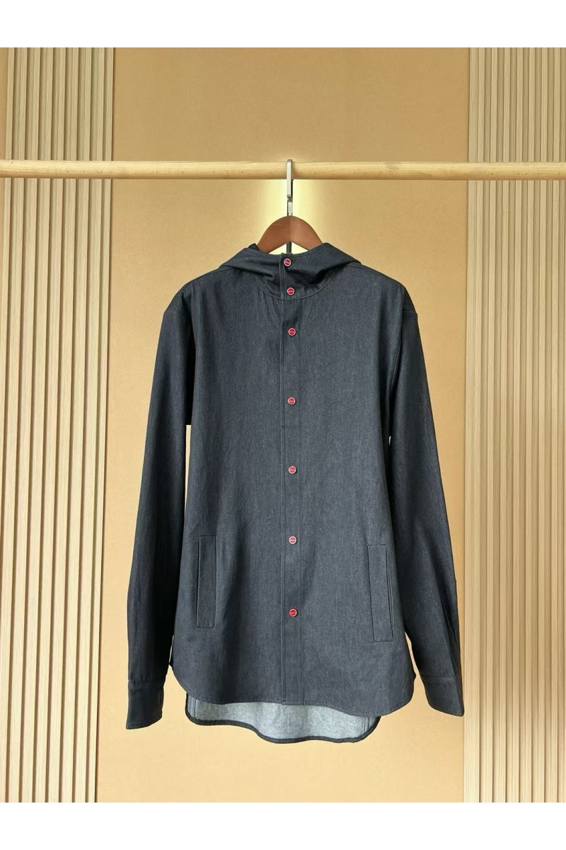 Kiton Мужская рубашка Premium - Grey Denim