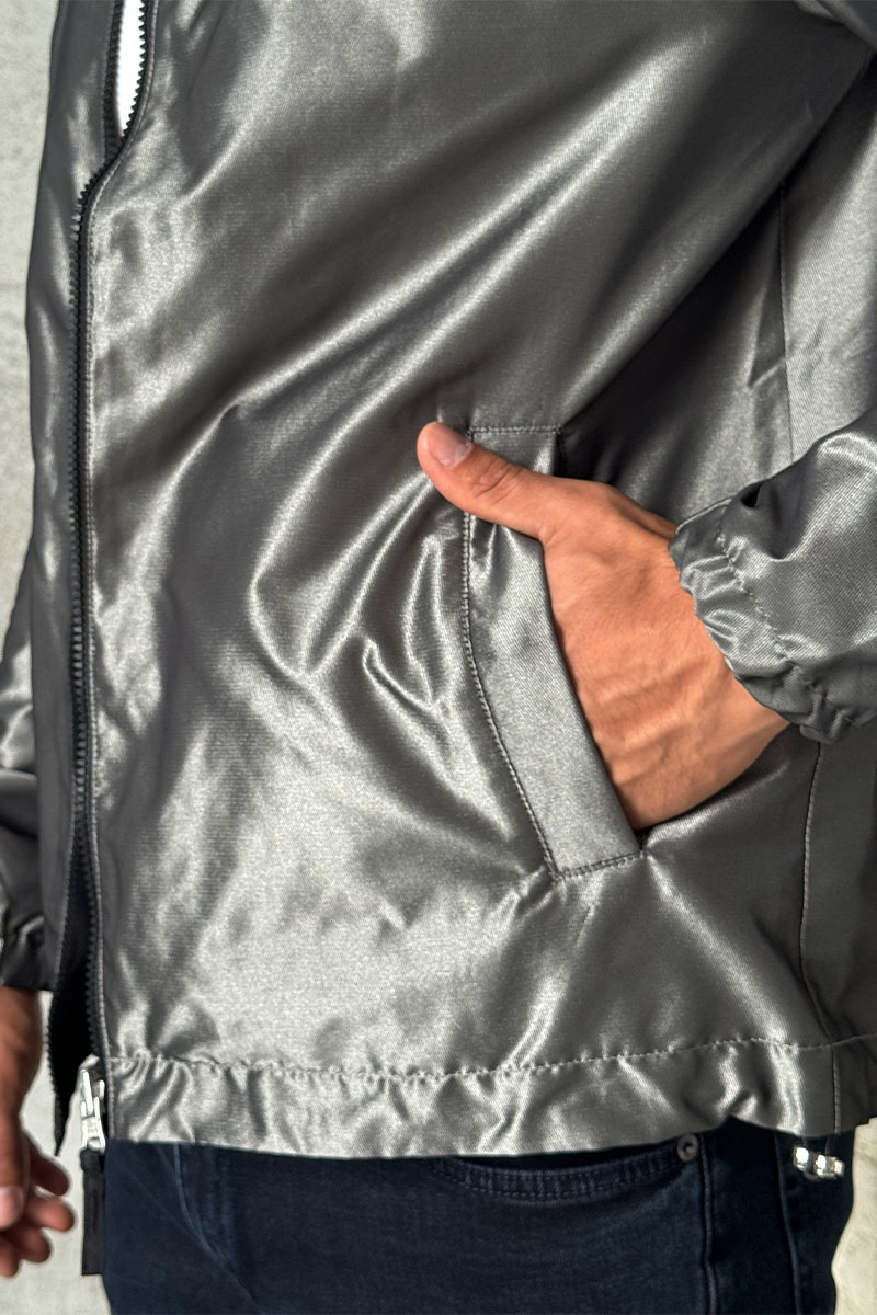 Loro Piana Двусторонняя ветровка - Grey / Black 