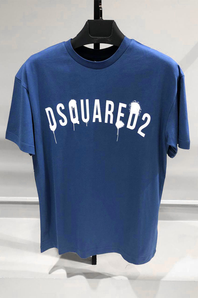 Dsquared2 Синяя оверсайз футболка