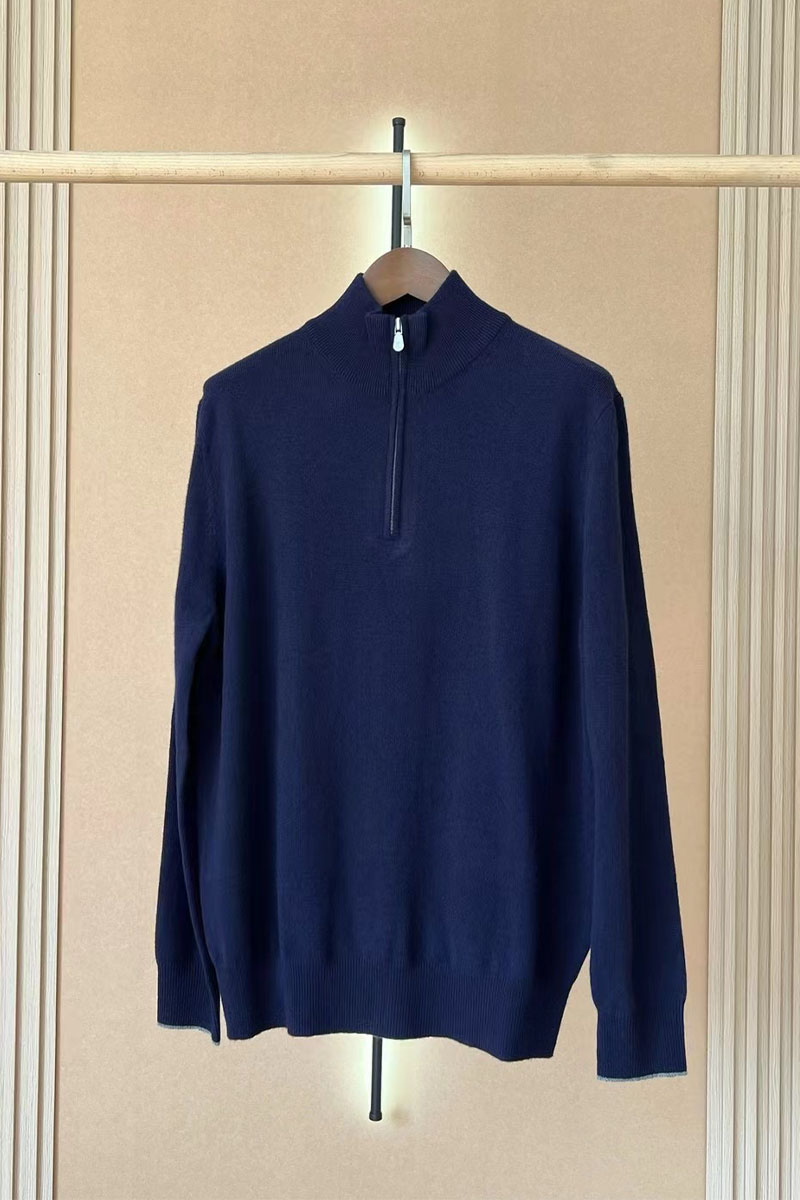 Designer Кашемировый свитер Premium - Dark Blue