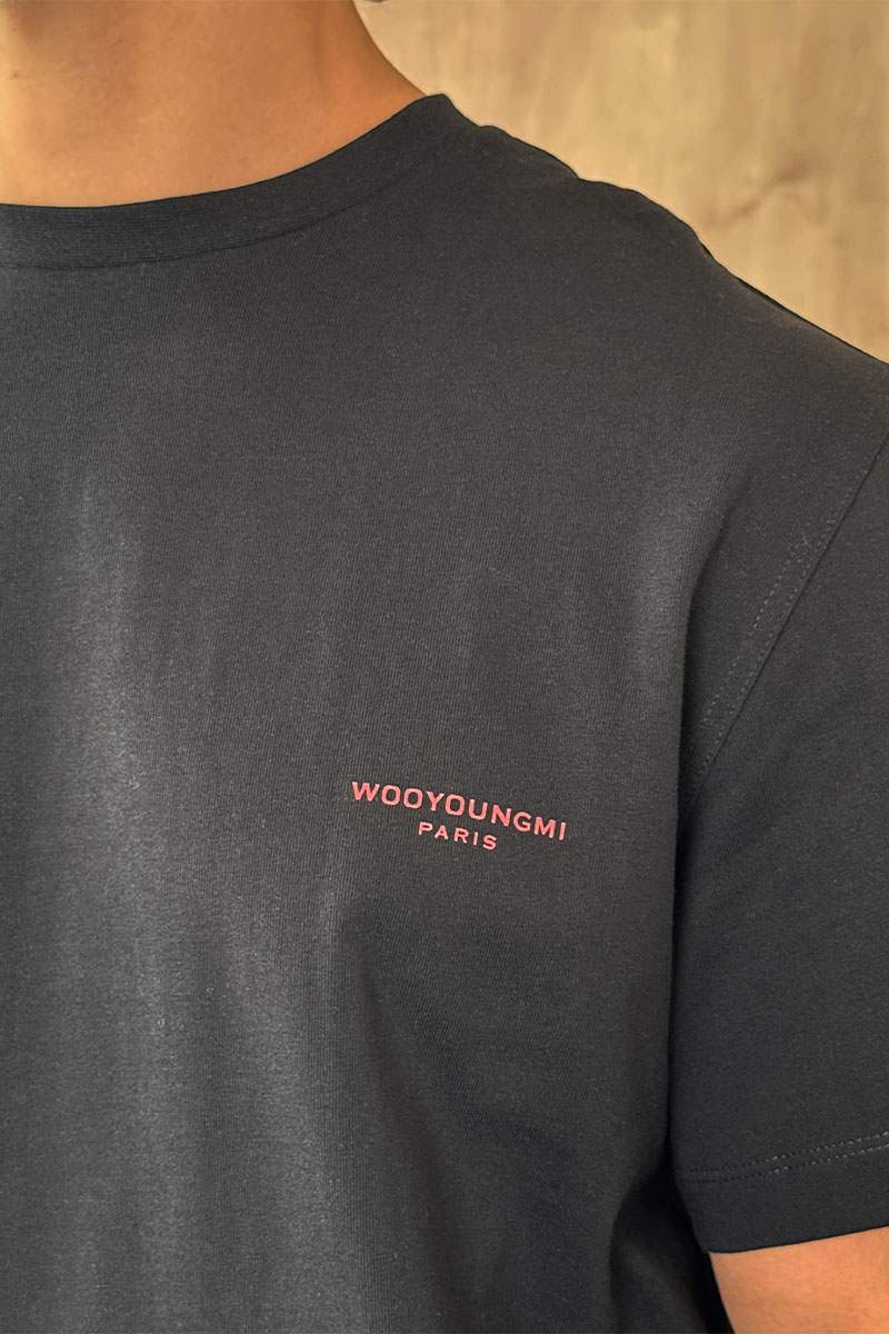 Designer Clothing Чёрная оверсайз футболка Wooyoungmi