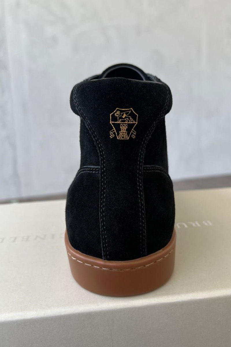 Designer Чёрные замшевые кроссовки 