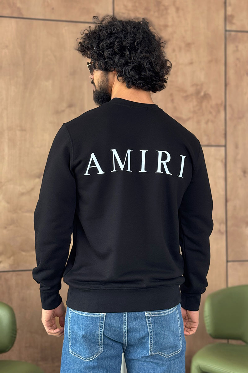 Amiri Чёрный мужской свитшот M.A. Core logo-print