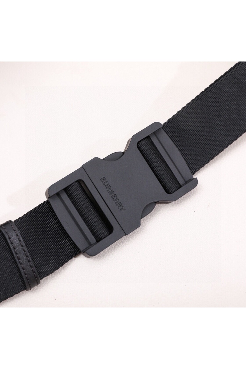 Burberry Чёрная сумка на пояс Sonny Premium 31x7.5x16 см