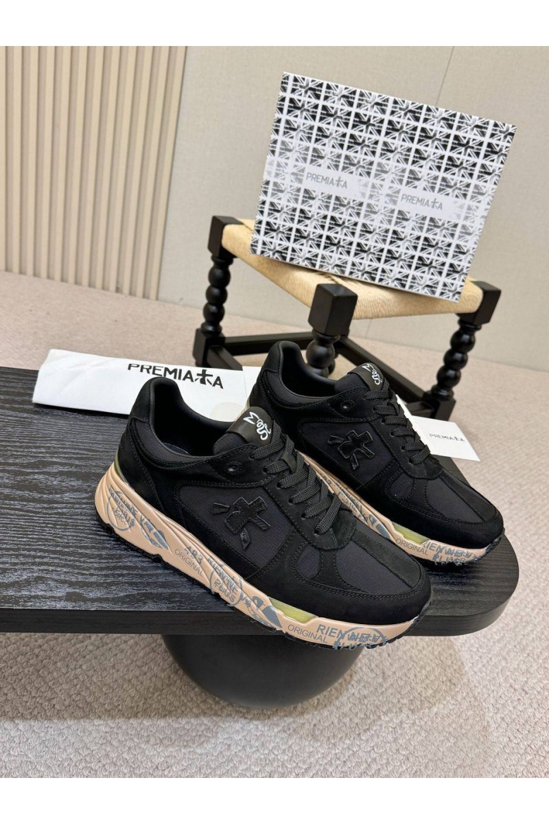 Premiata Мужские кроссовки Mase - Black