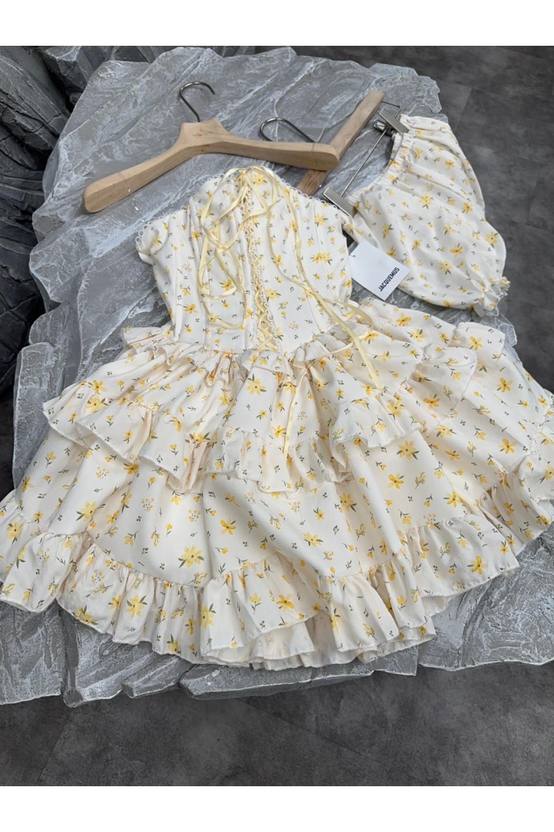 Designer Clothing Женское платье Jacquemus бежевого цвета