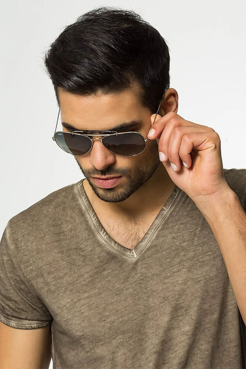 Ray Ban Солнцезащитные очки Aviator Large Metal