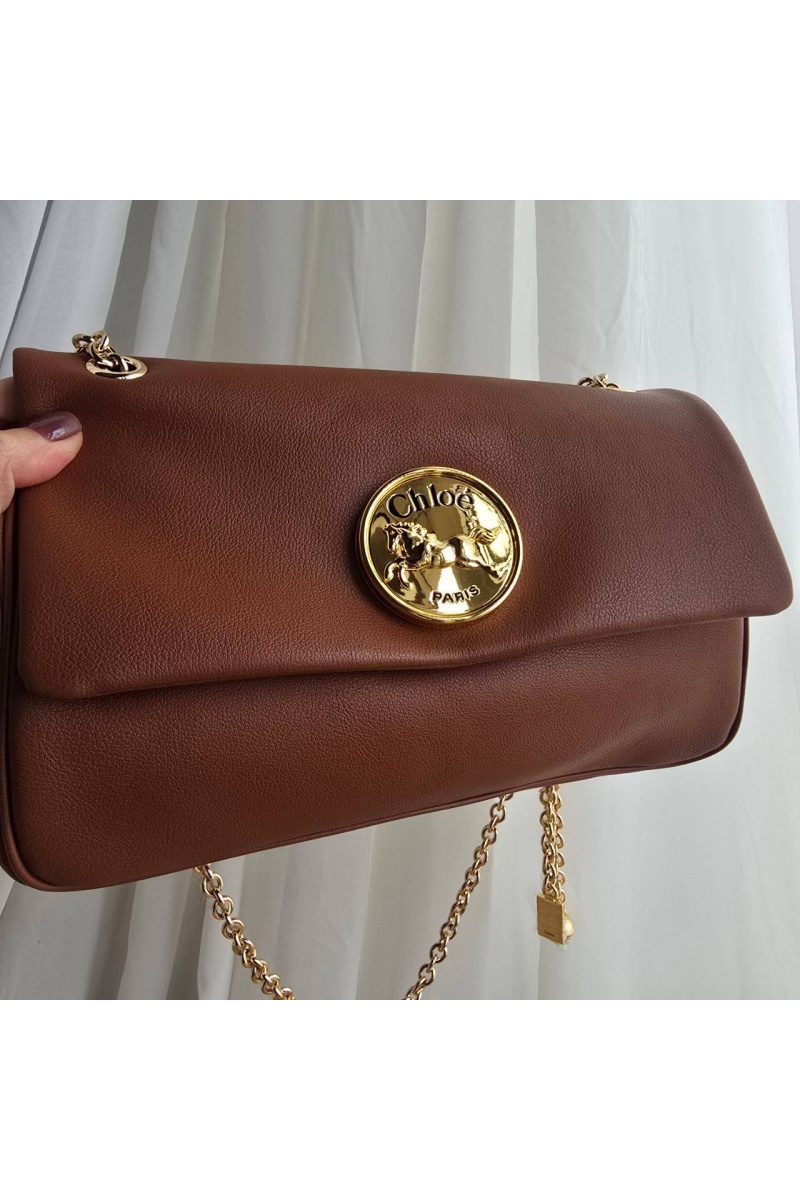 Chloe Кожаная сумка 28x17 см