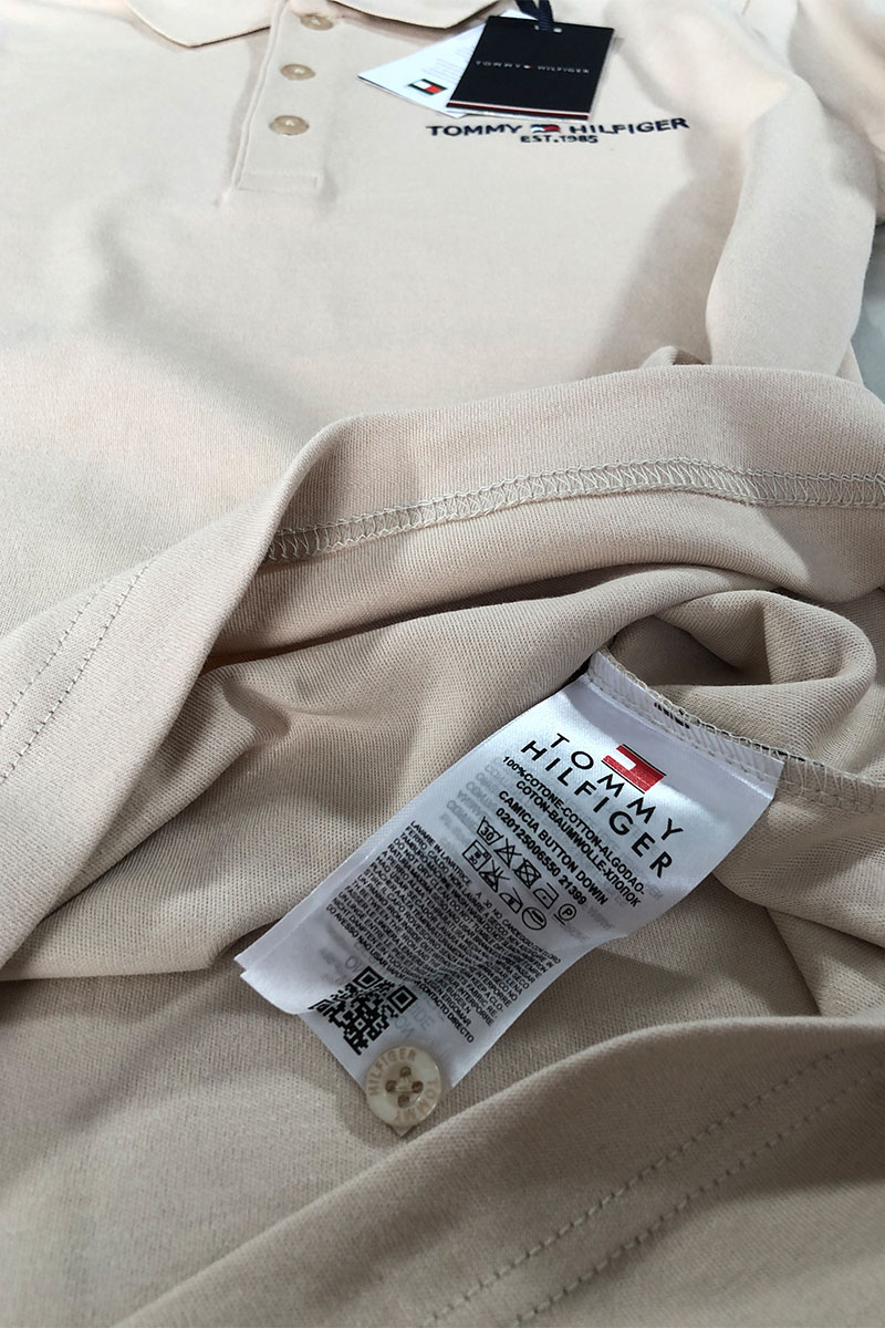 Tommy Hilfiger Чёрное мужское поло est.1985