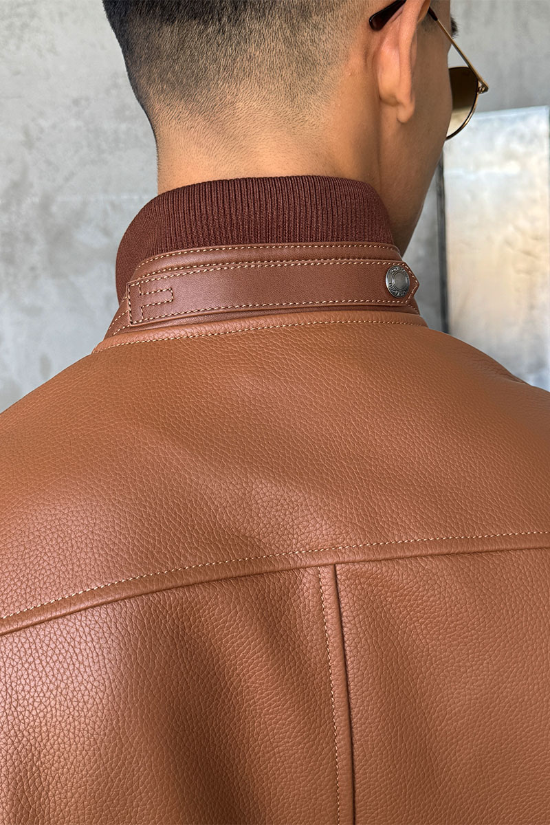 Tom Ford Мужская кожаная куртка Premium