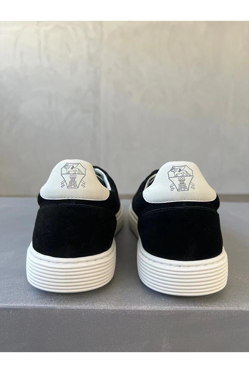 Designer Чёрные замшевые кроссовки  