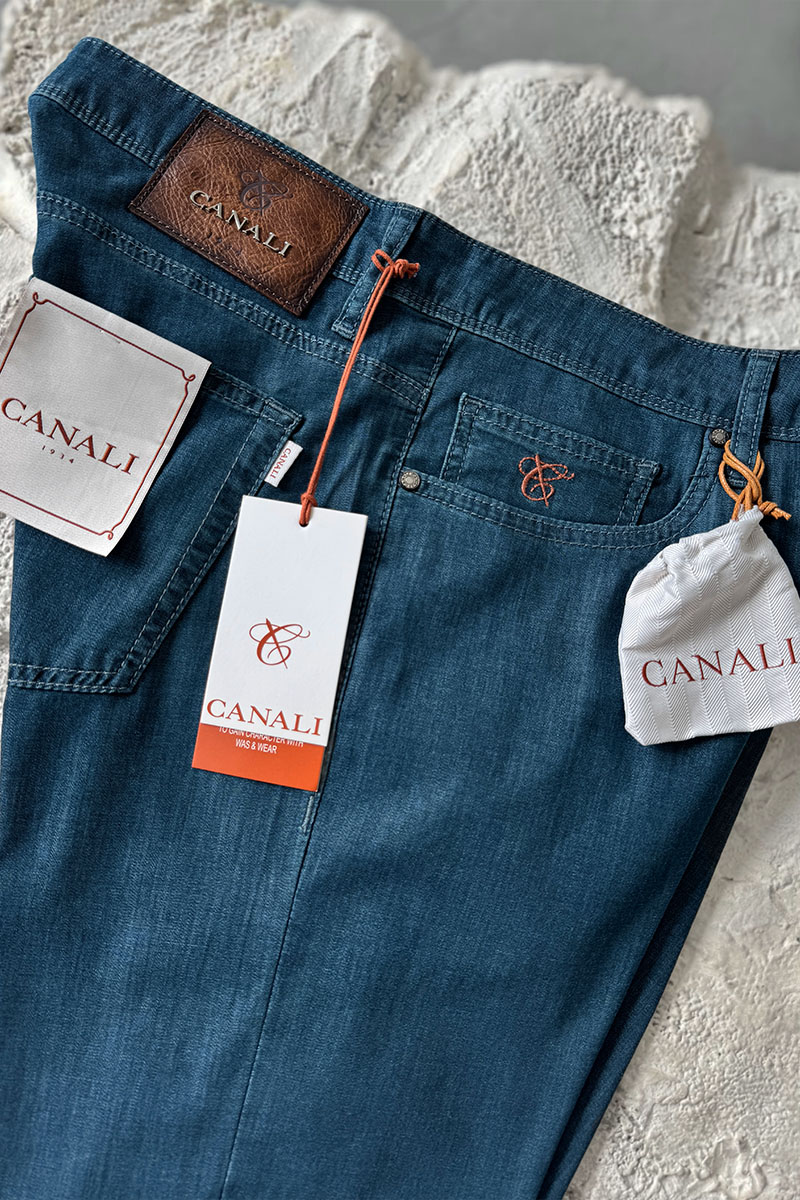 Canali Мужские джинсы regular fit - Navy