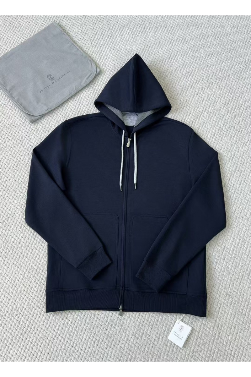 Designer Кофта на молнии Premium - Navy