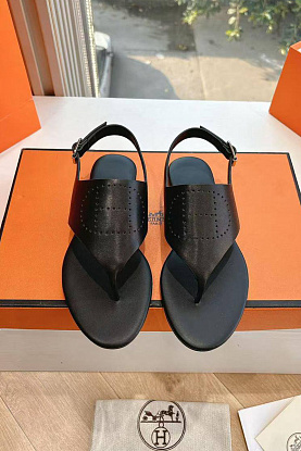 Женские кожаные сандалии Premium - Black