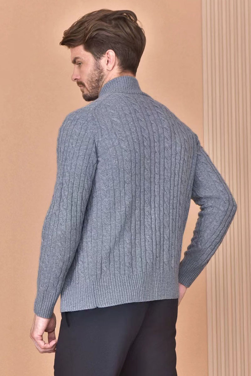 Loro Piana Кашемировый свитер Premium zip-up - Grey