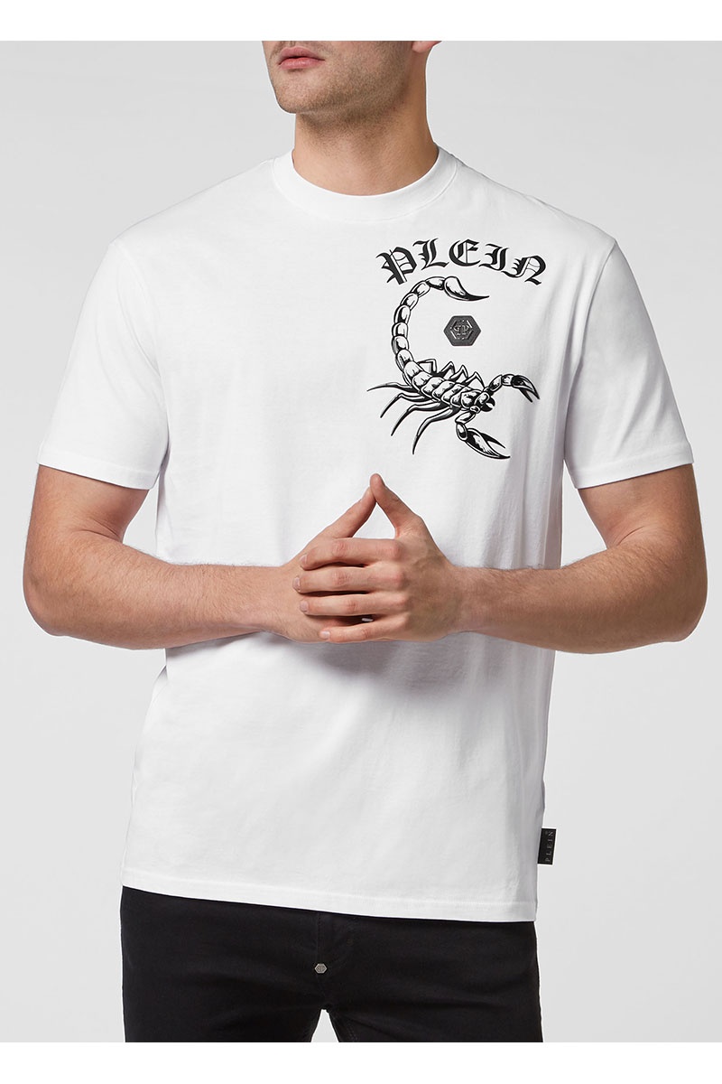 Philliр Рlеin Футболка белого цвета Scorpion 