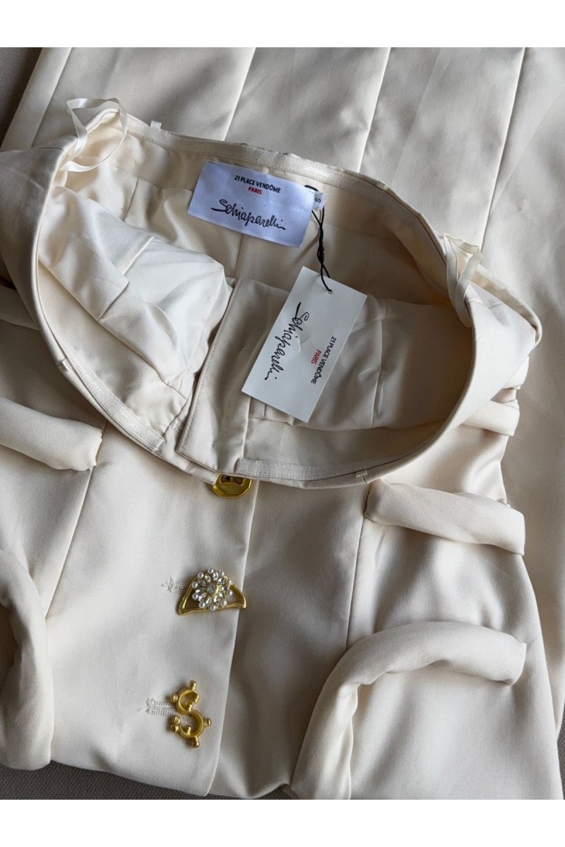 Schiaparelli Женское платье белого цвета 