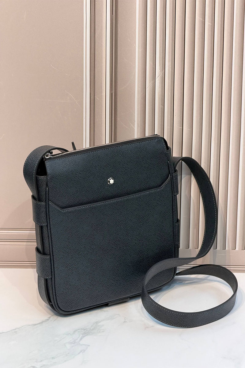 Montblanc Кожаная сумка Sartorial premium 24x22.5x5 см
