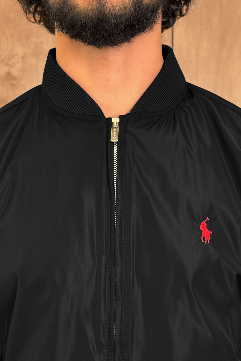 Polo Ralph Lauren Мужской чёрный бомбер 
