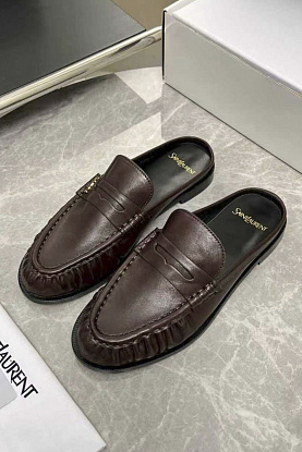 Женские кожаные мюли premium